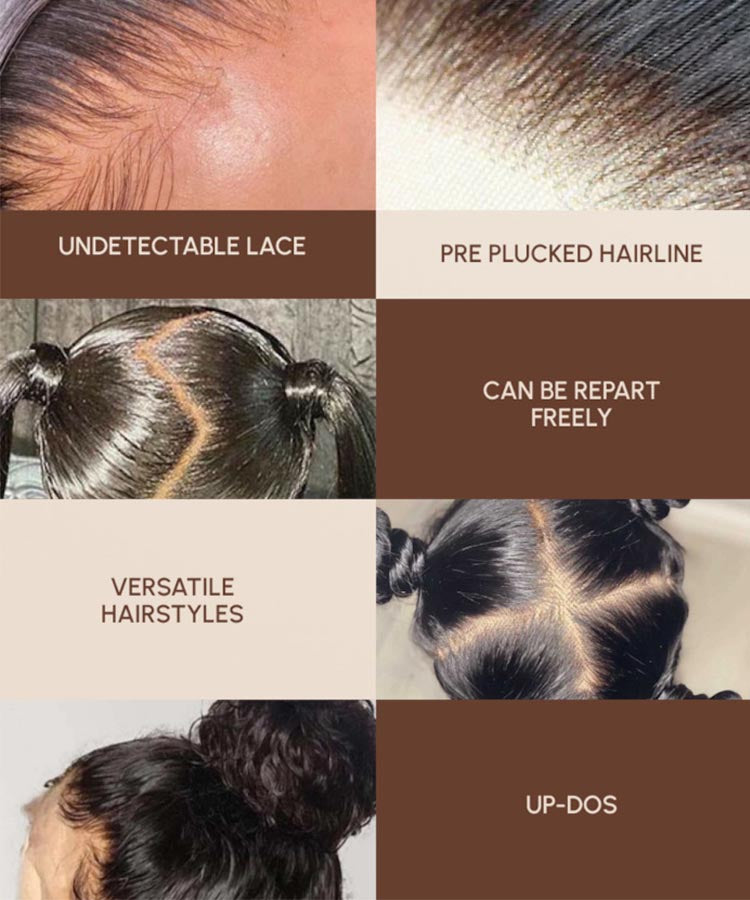 Silky Straight 360 Lace Front Wig High Quality Human Hair Wigs 180% Density Wigs