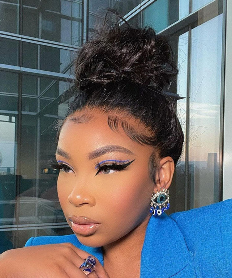 Silky Straight 360 Lace Front Wig High Quality Human Hair Wigs 180% Density Wigs