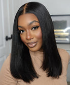 Silky Blunt Cut Straight Wig