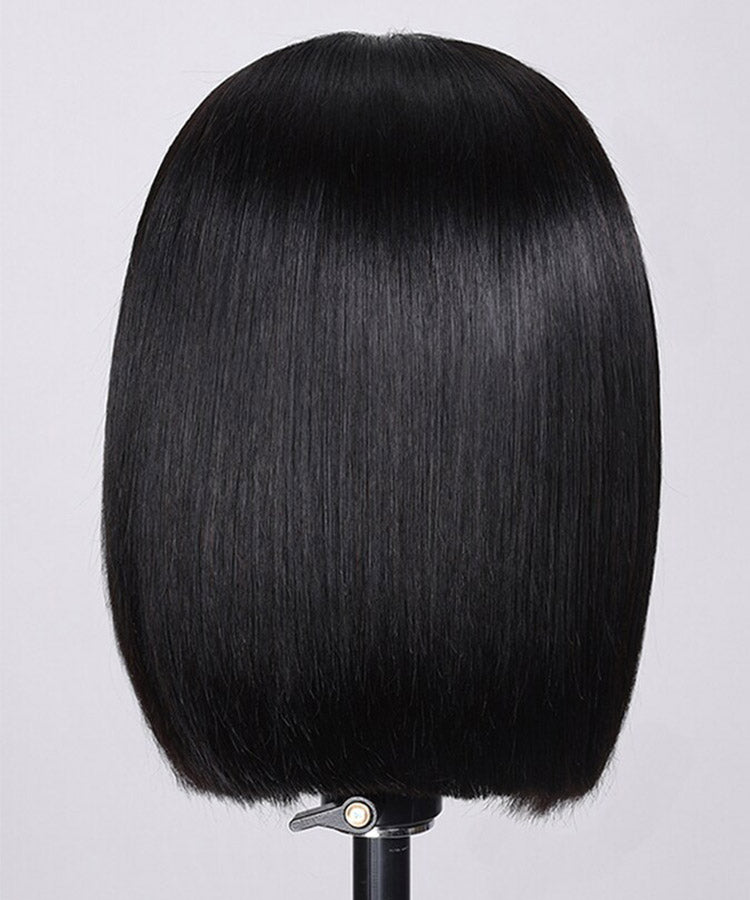 Straight Lace Closure Wig Bob Wig Short Bob Human Hair Wigs