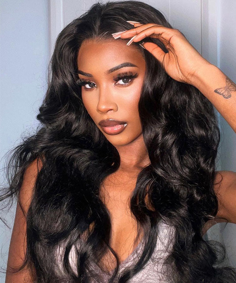 Bleached Knots Body Wave Hair HD Lace Wigs Wear Go Glueless Wigs