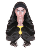 Body Wave Headband Wig Glueless 150% Density Natural Human Hair Wig