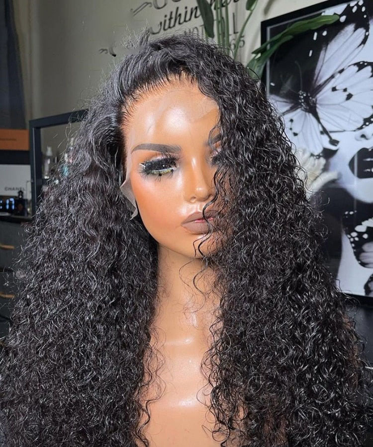 Karlami Skinlike Real HD Lace 13x4 Full Frontal Wig Curly Pre Bleached