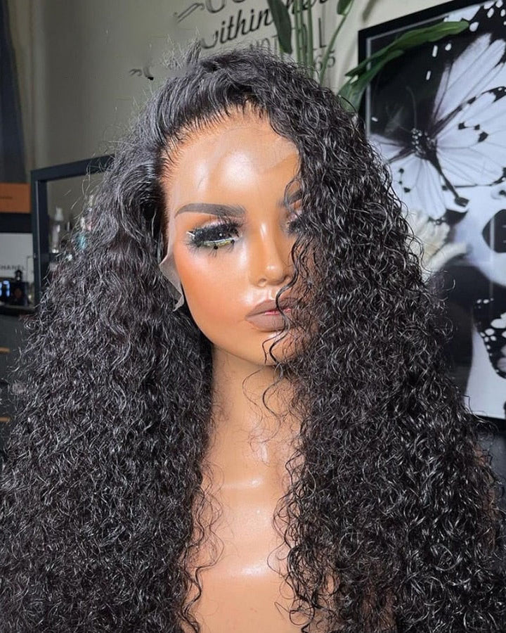 Karlami Skinlike Real HD Lace 13x4 Full Frontal Wig Curly Pre Bleached