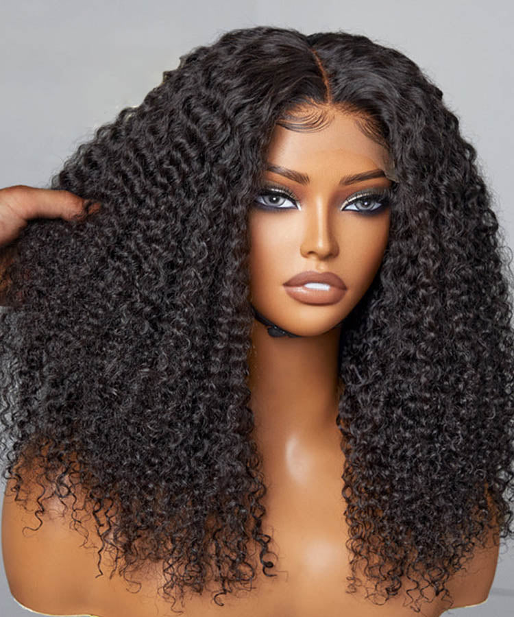 [2 Wigs $179] Both 20&quot; Wear Go 5*5 Lace Closure Straight and Curly Human Hair Wigs