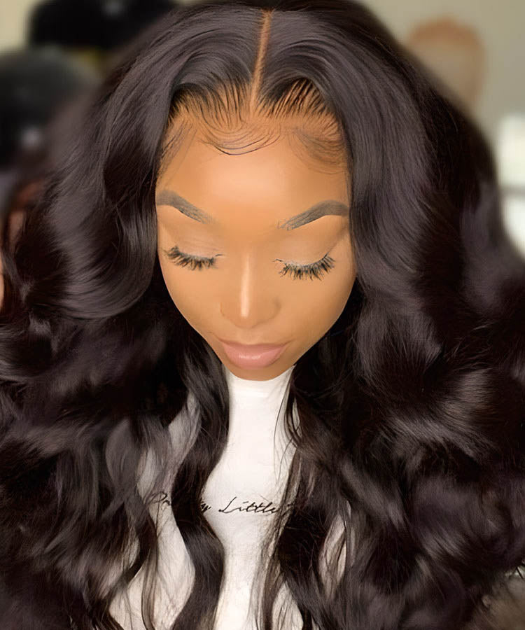 Karlami Skinlike Swiss HD Lace 13x4 Full Frontal Body Wave Wig Match All Skin Tones