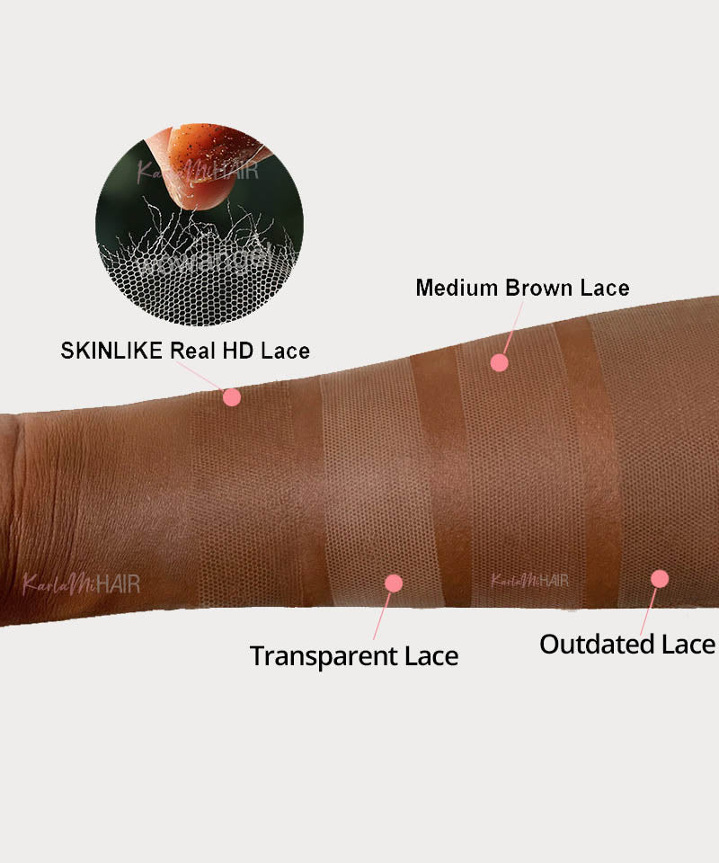 Skinlike Real HD Lace 13x4 Full Frontal Lace Wig Straight Pre Plucked Clean Hairline