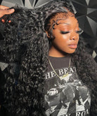 Water Wave Skinlike Real HD Lace 13x4 Full Lace Frontal Wigs