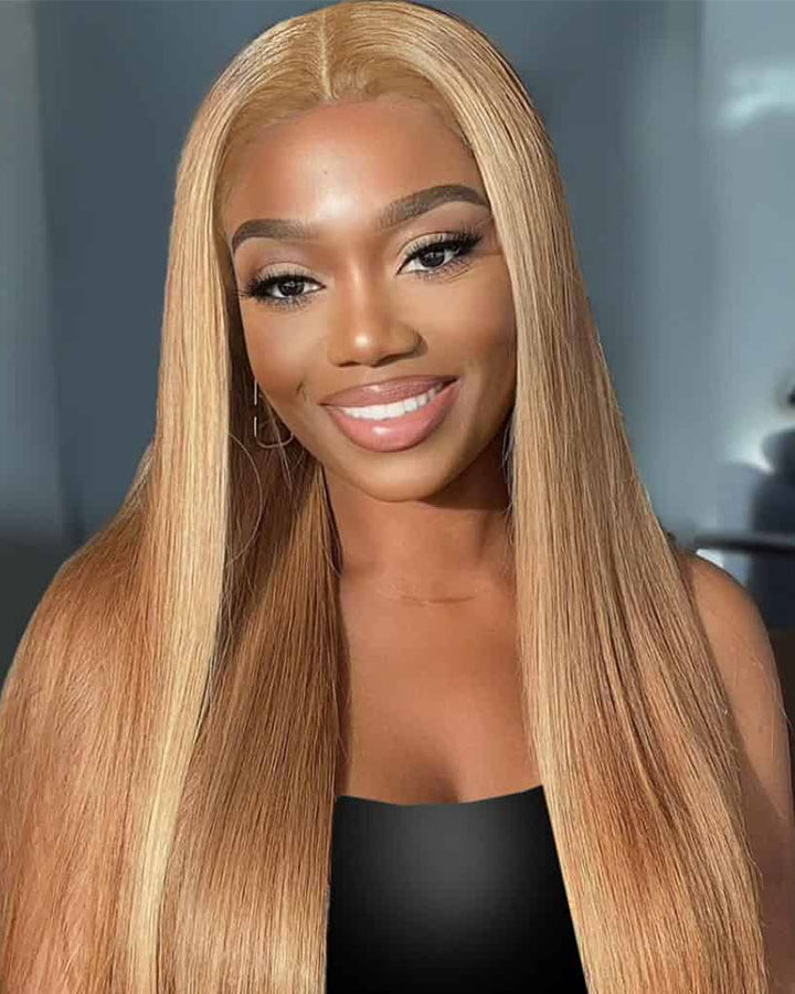 honey blonde lace wig,colored human hair wigs