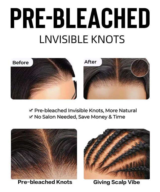 (Super Deal)30inch 5x5 HD Lace Wear Go Glueless Bone Straight Hair Body Wave Wig