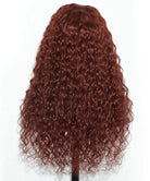 #33 Reddish Brown Water Wave 13x4 Lace Front Wig#33 Reddish Brown Water Wave 13x4 Lace Front Wig