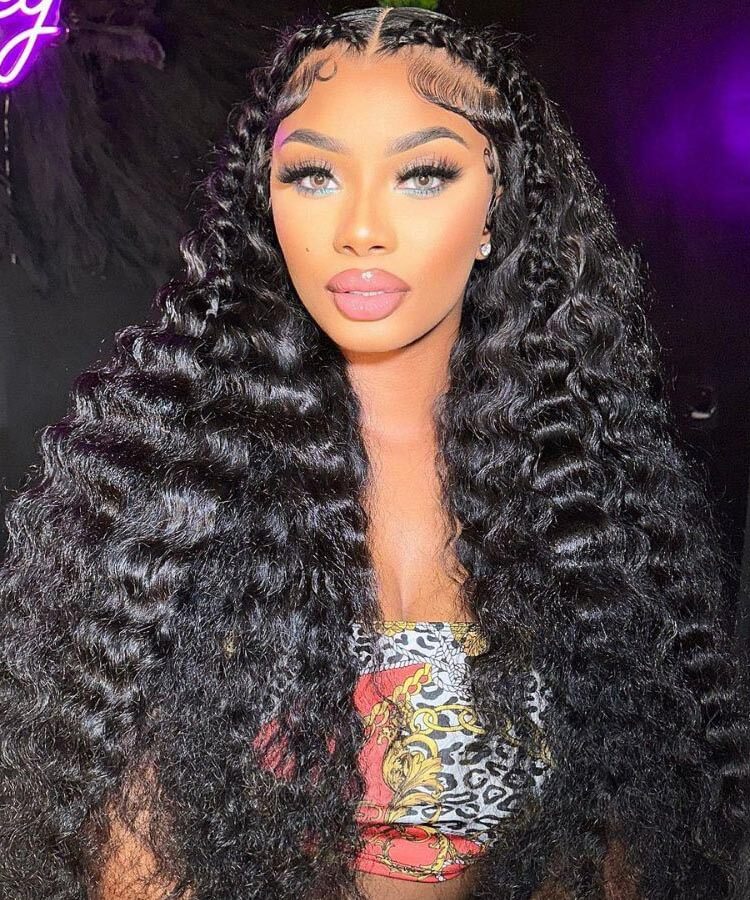 Skinlike Real HD Lace Front Wig Deep Wave Glueless Wig