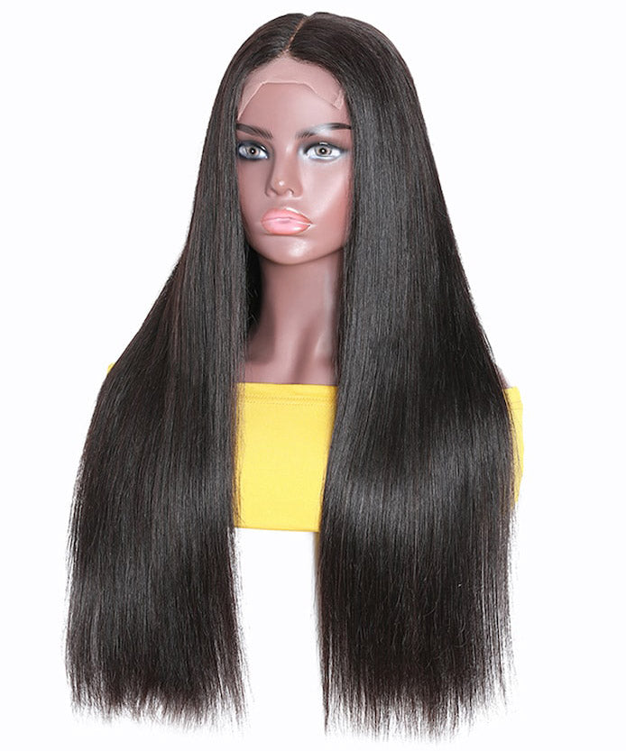 Flash Sale Karlami 13x4 Transparent Lace Frontal Wigs Soft and Silk Straight Human Hair Wig