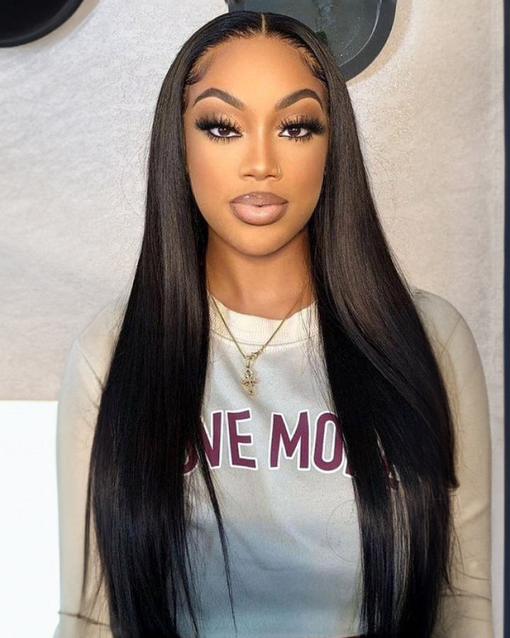 straight lace front human hair wigs