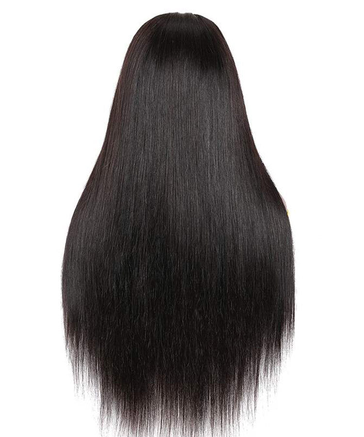 13x6 Full Invisible Hd Transparent Lace Front Wigs Straight Natural Black Karlami Hair