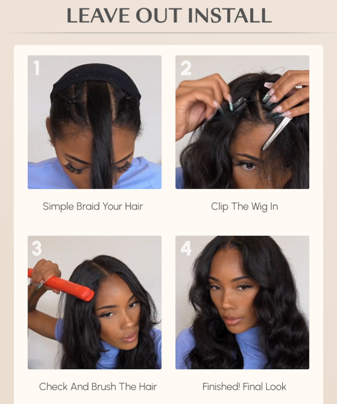 Flash Sale|Beginner Friendly V Part Kinky Curly Wig Glueless Protective Style Human Hair Wig