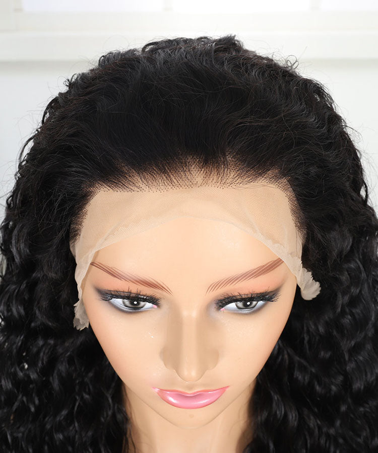 Water Wave Lace Front Wigs 13x4 Transparent Lace Wigs Virgin Human Hair Wigs