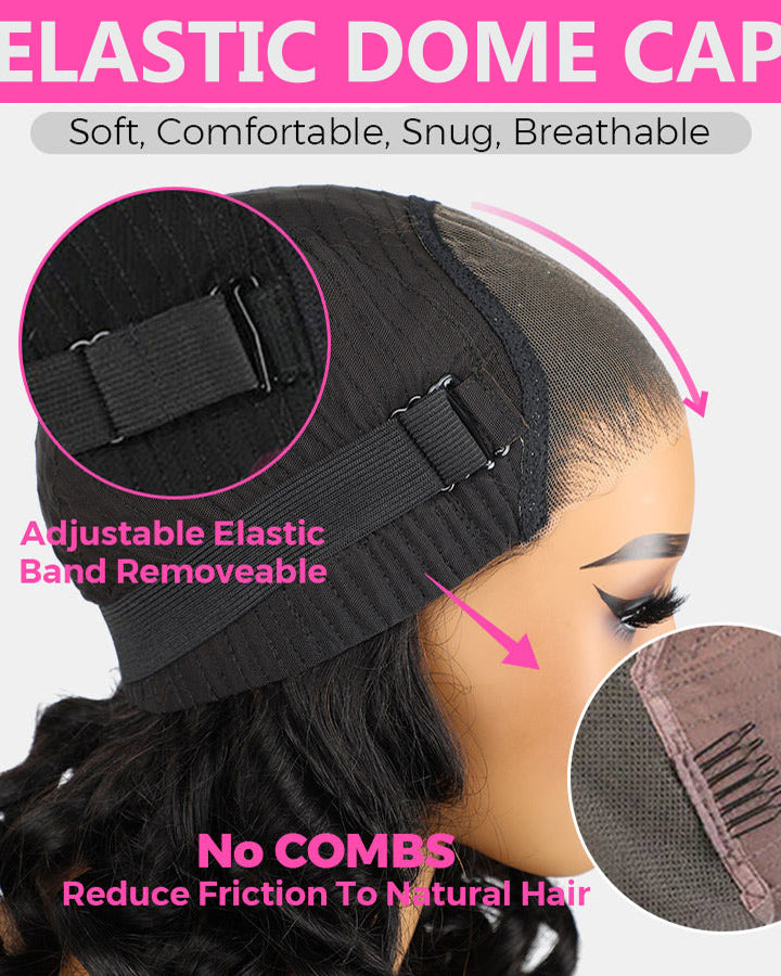 Flash Sale|#4 Dark Chocolate Brown 5x5 Lace Closure Body Wave Wear Go Glueless Wig
