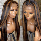 highlight lace front wig